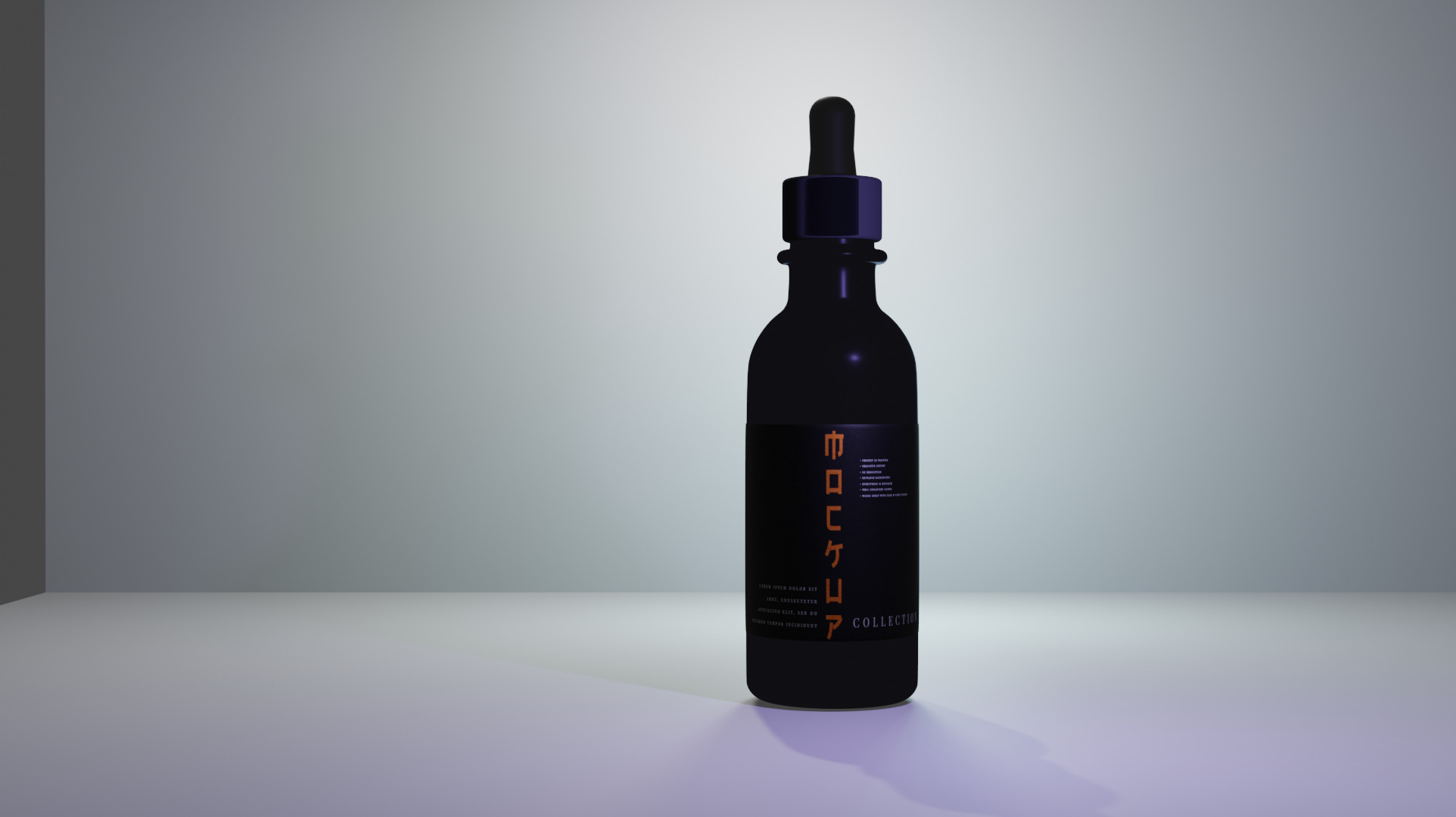 Realistic Dropper Bottle 3D Model  3D model_6