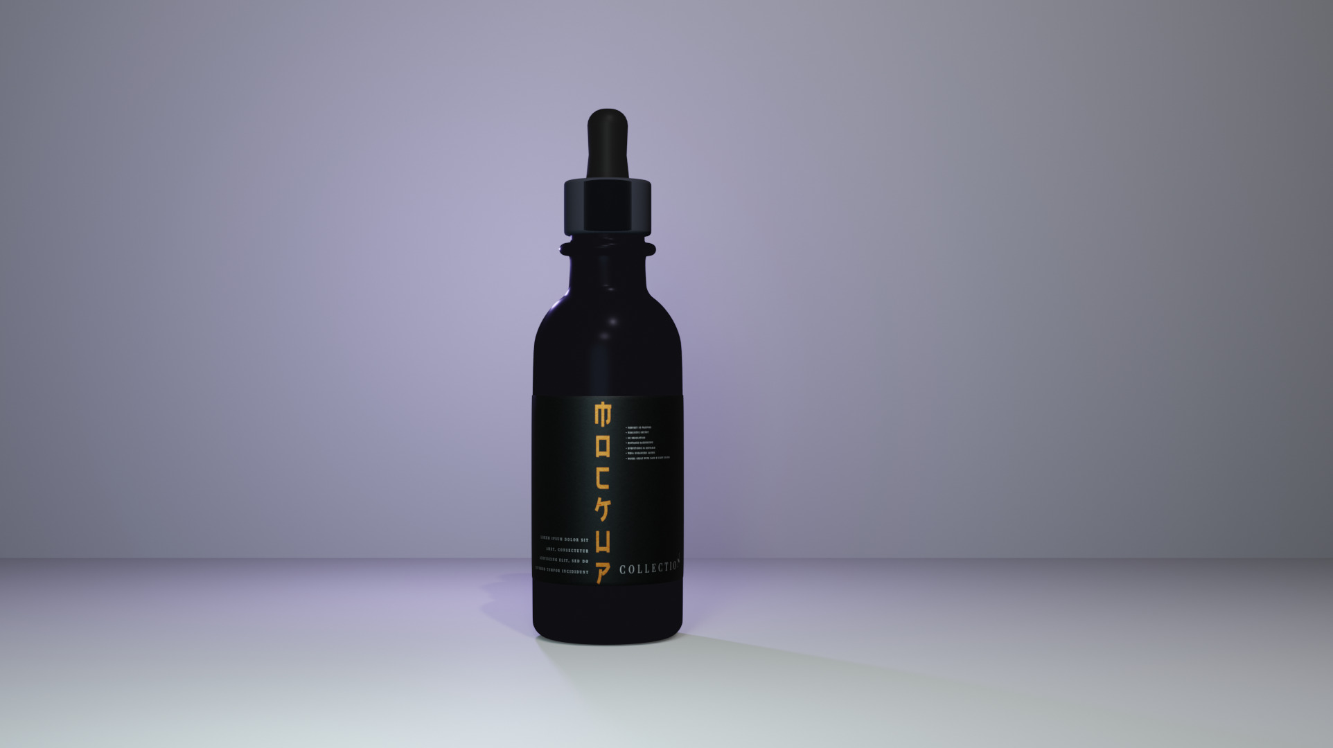 Realistic Dropper Bottle 3D Model  3D model_5