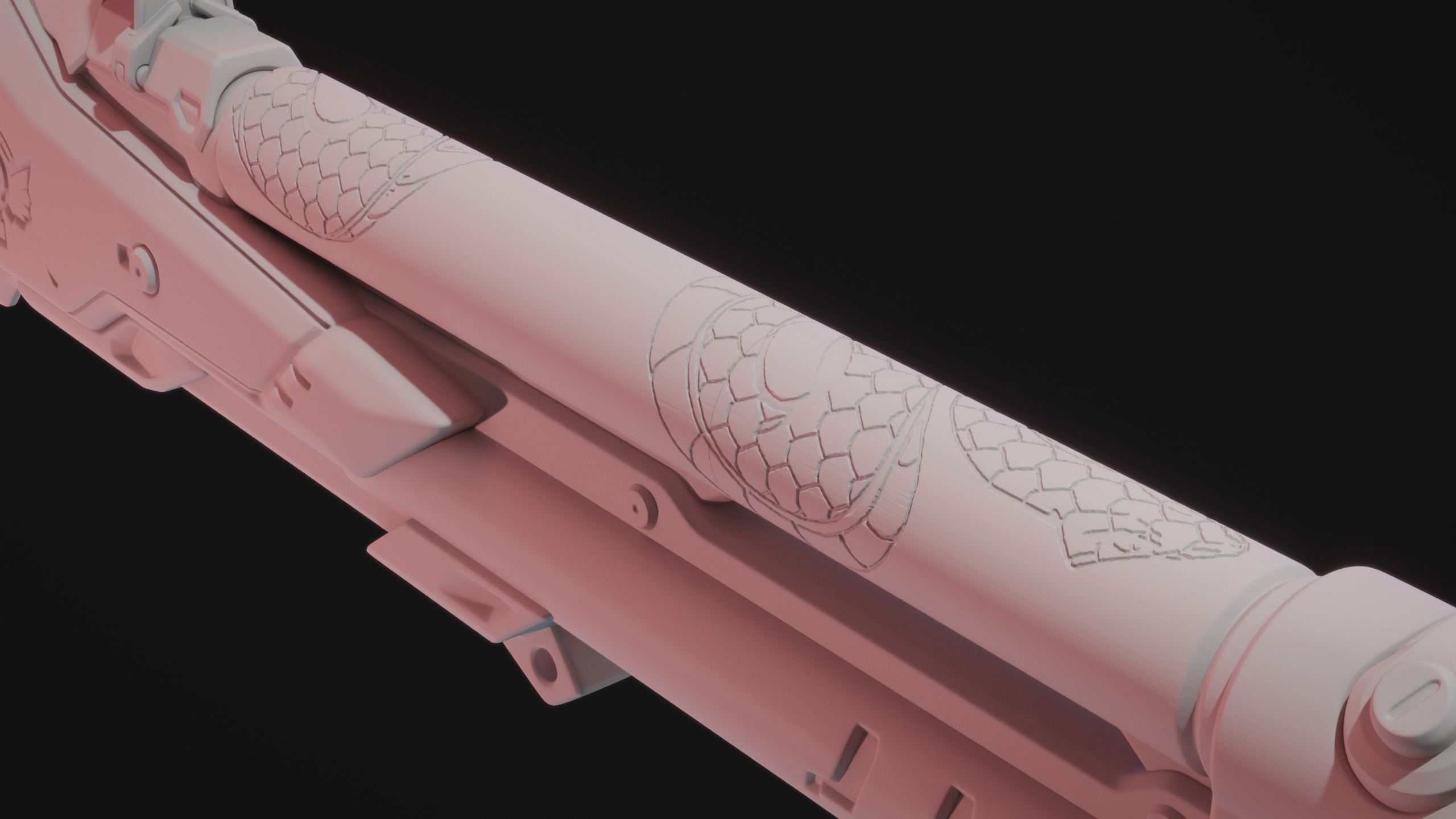 Overwatch 2 - Ashe Viper Rifle Gun - Cosplay 3D Print Prop 3D print model_4