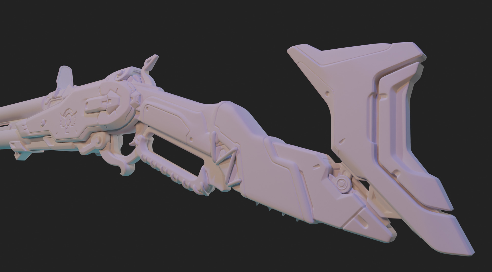 Overwatch 2 - Ashe Viper Rifle Gun - Cosplay 3D Print Prop 3D print model_29