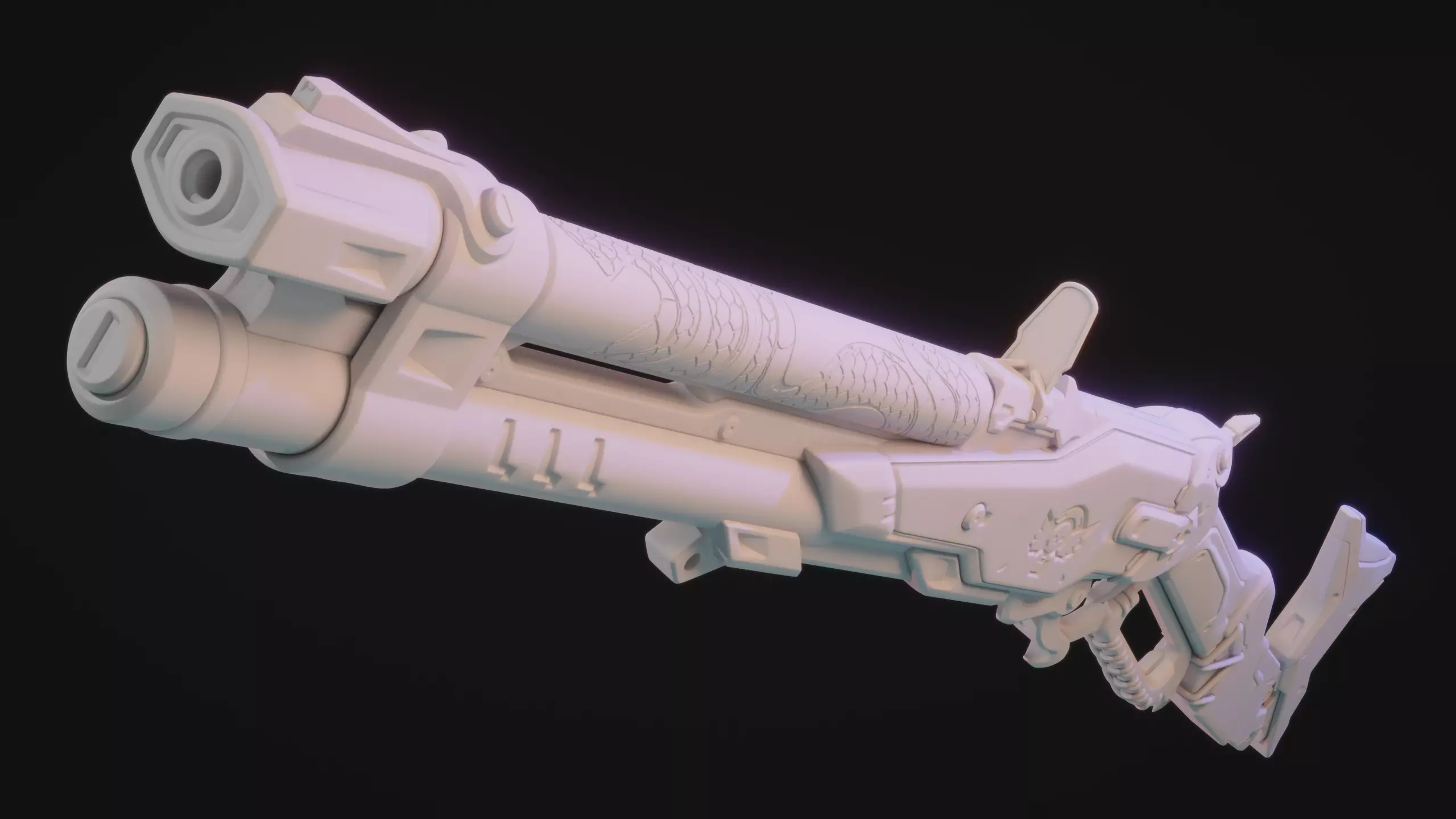 Overwatch 2 - Ashe Viper Rifle Gun - Cosplay 3D Print Prop 3D print model_0
