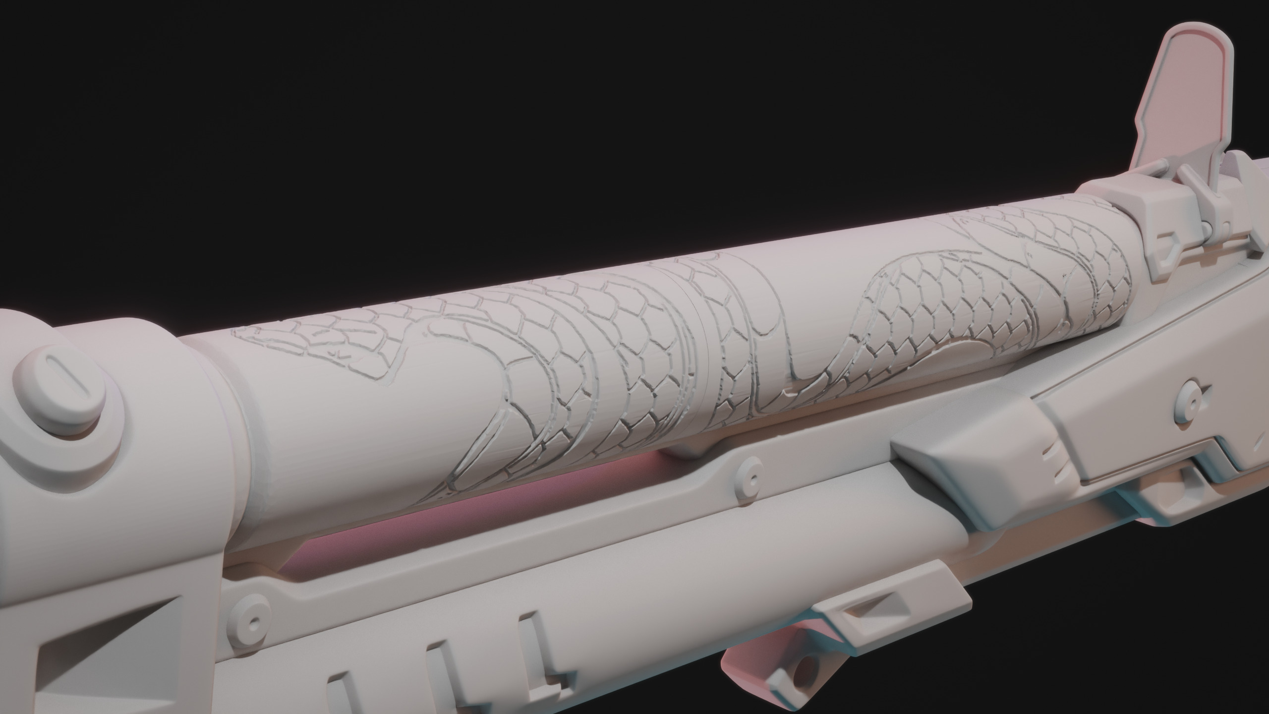 Overwatch 2 - Ashe Viper Rifle Gun - Cosplay 3D Print Prop 3D print model_3
