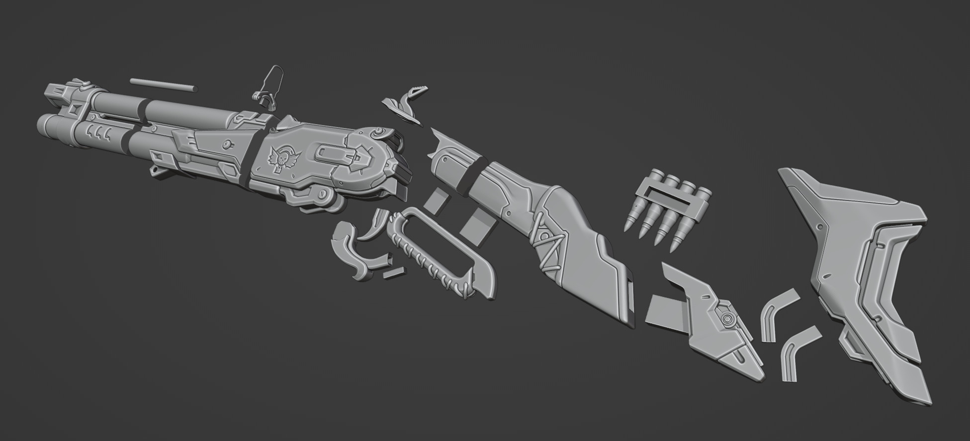 Overwatch 2 - Ashe Viper Rifle Gun - Cosplay 3D Print Prop 3D print model_8