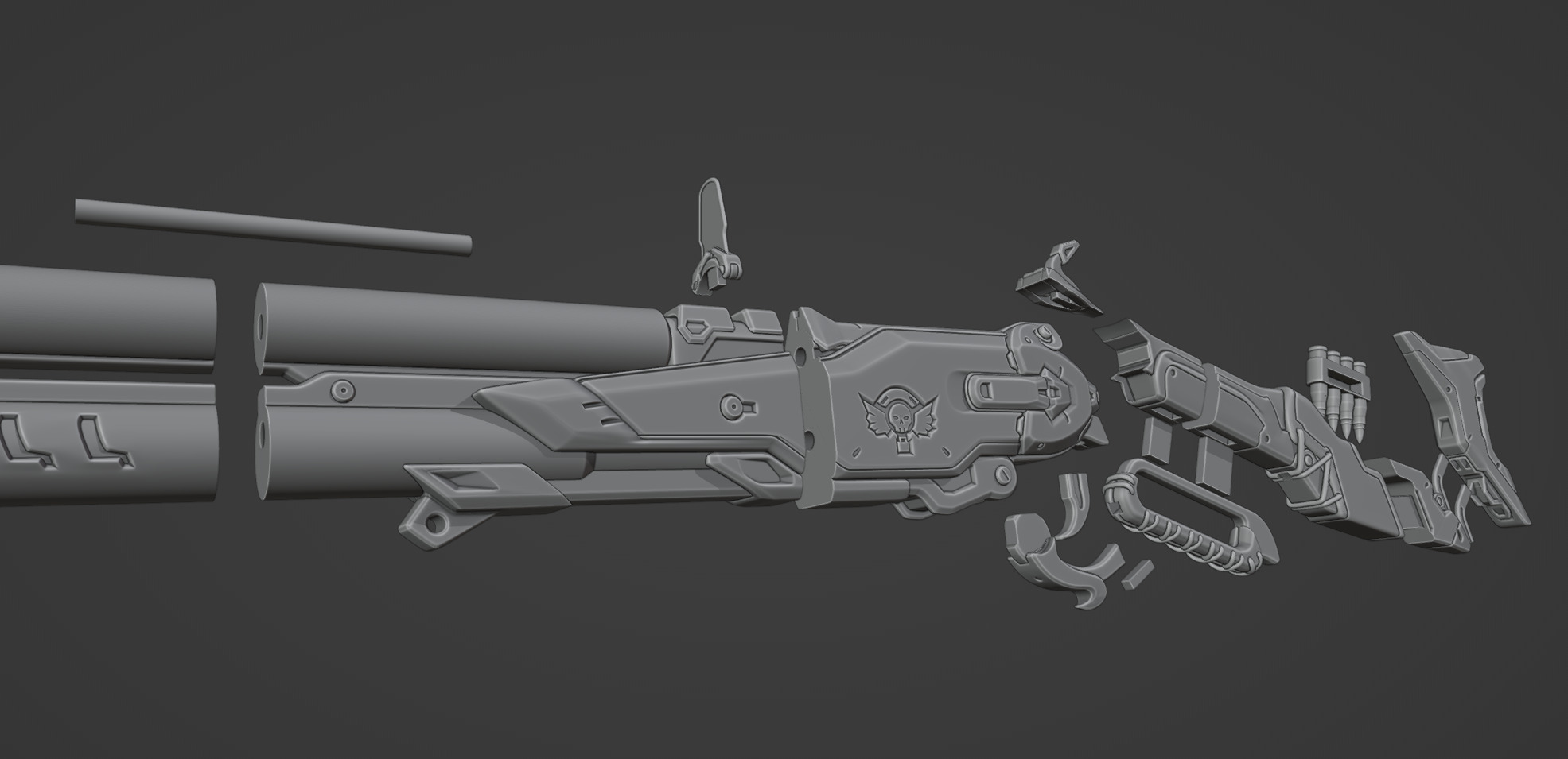 Overwatch 2 - Ashe Viper Rifle Gun - Cosplay 3D Print Prop 3D print model_9