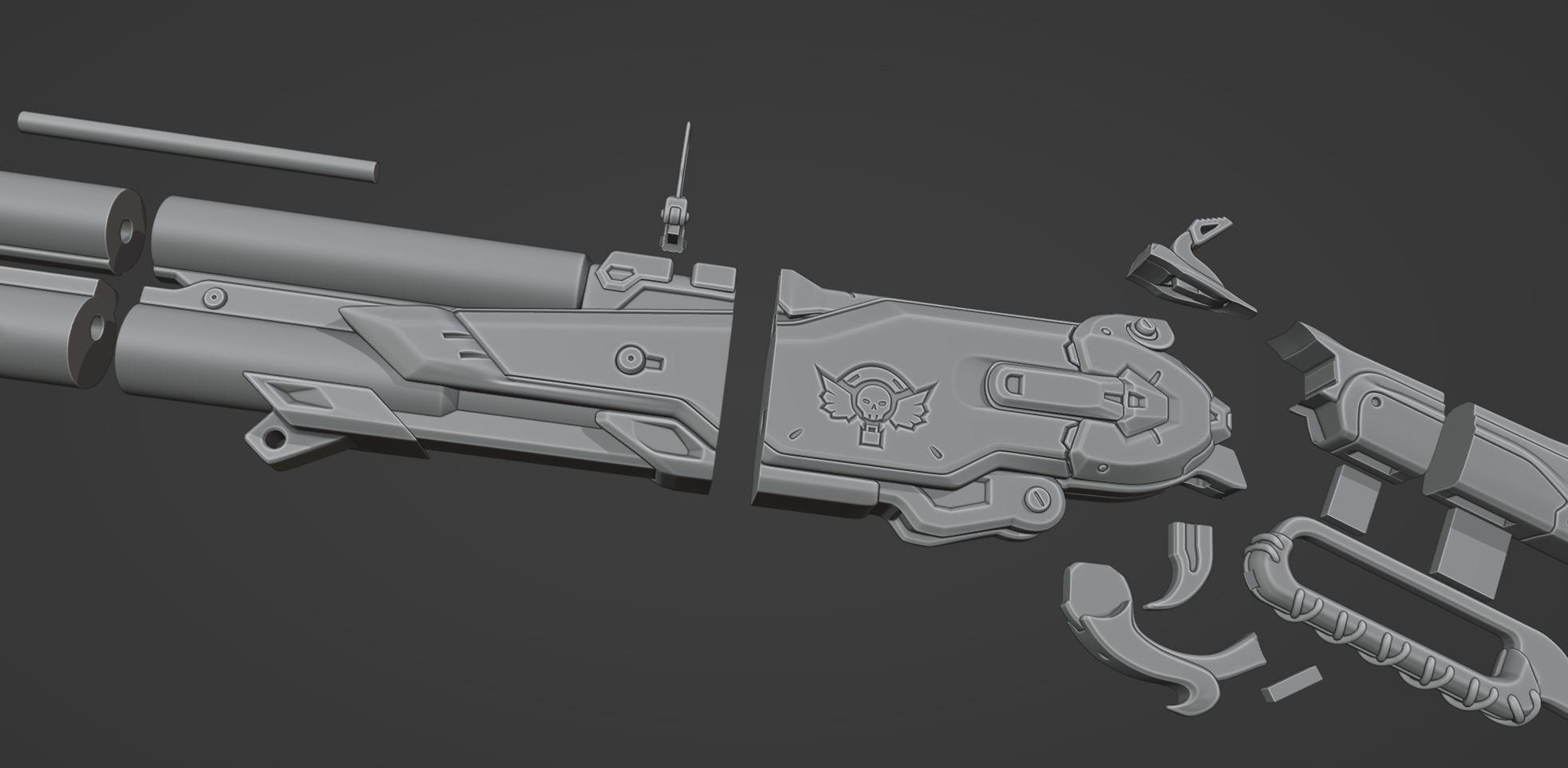 Overwatch 2 - Ashe Viper Rifle Gun - Cosplay 3D Print Prop 3D print model_11