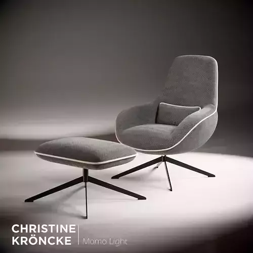  Momo Light Chair and Ottoman