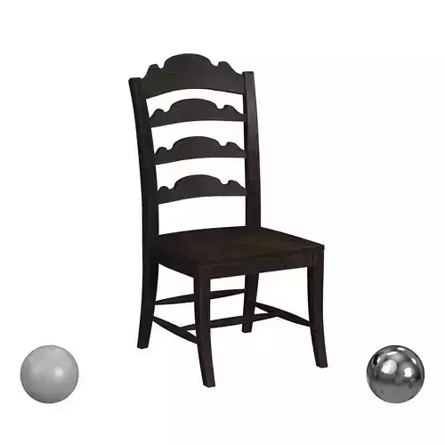 Hill Country Twin Sisters Ladderback Side Chair