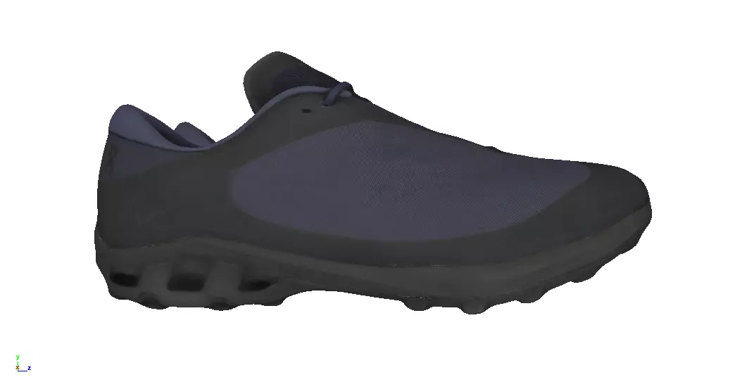On running post archive fashion sneaker Low-poly 3D model