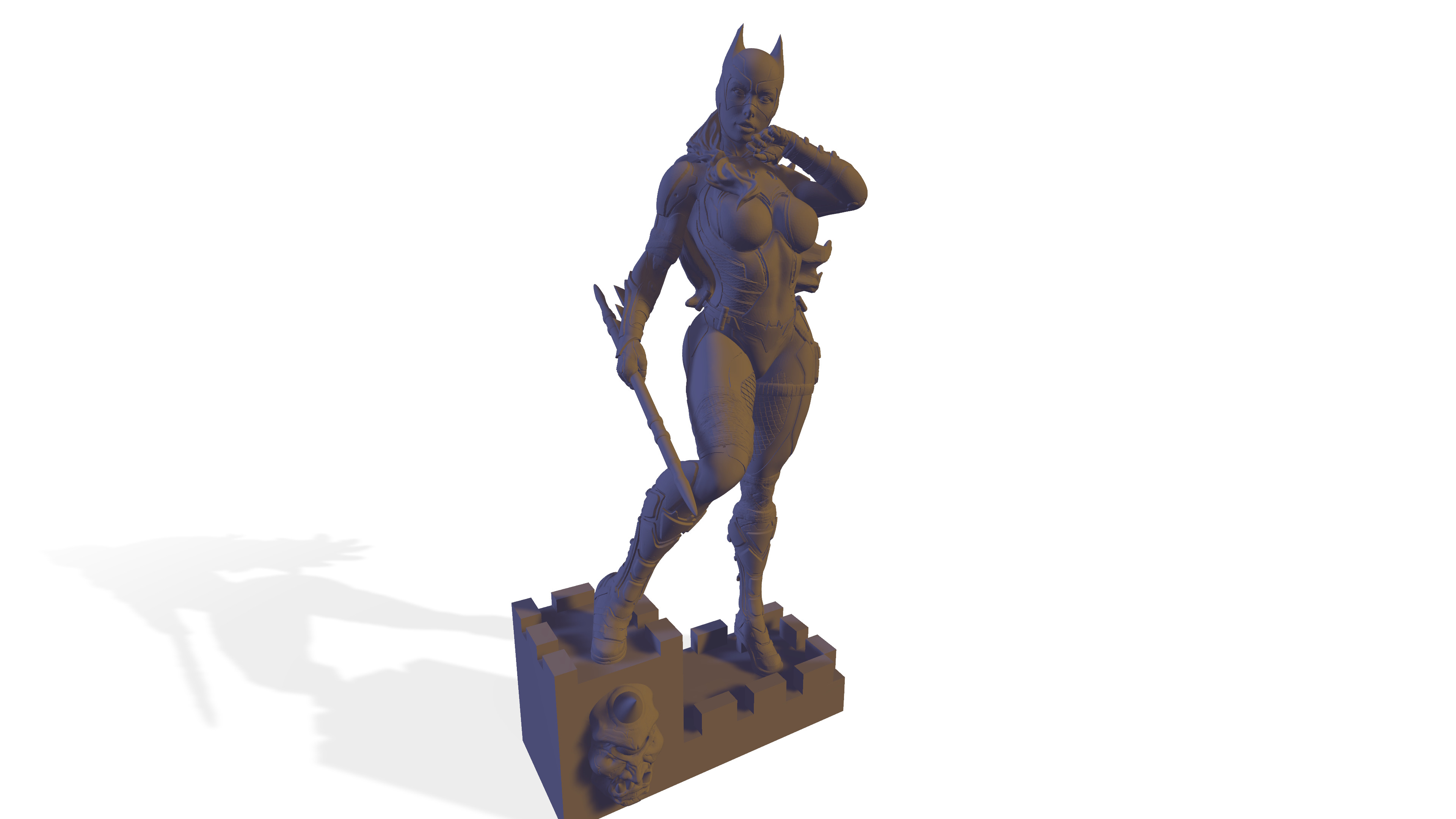 Batgirl STL File - 3D Printable DC Comics Superheroine Model 3D print model_7
