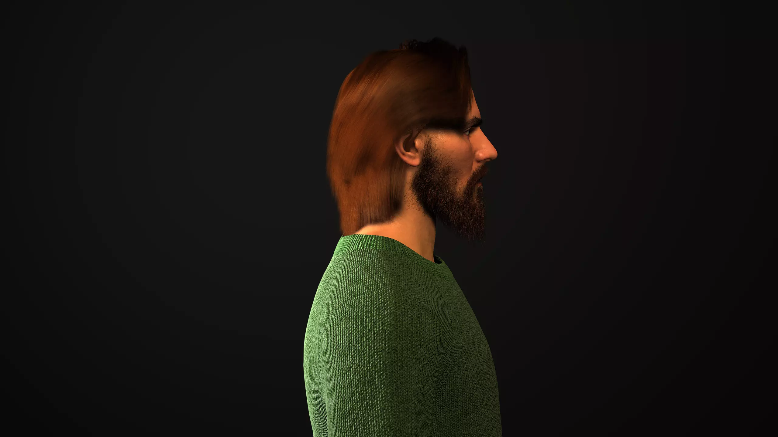Meta realistic Character 3D model_0
