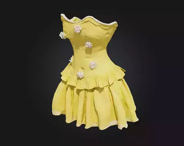 Yellow Blossom Dress