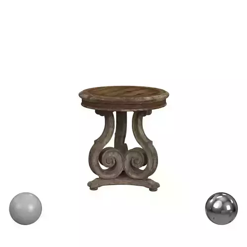 Hooker Chatelet Scroll Accent Table