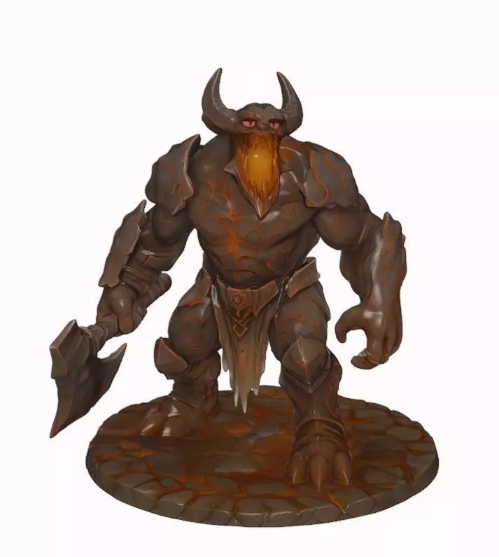 Barakthul the Ember Maw 3D print model