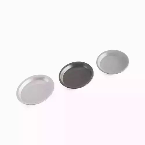 Steel Plate Set B Low-poly 3D model