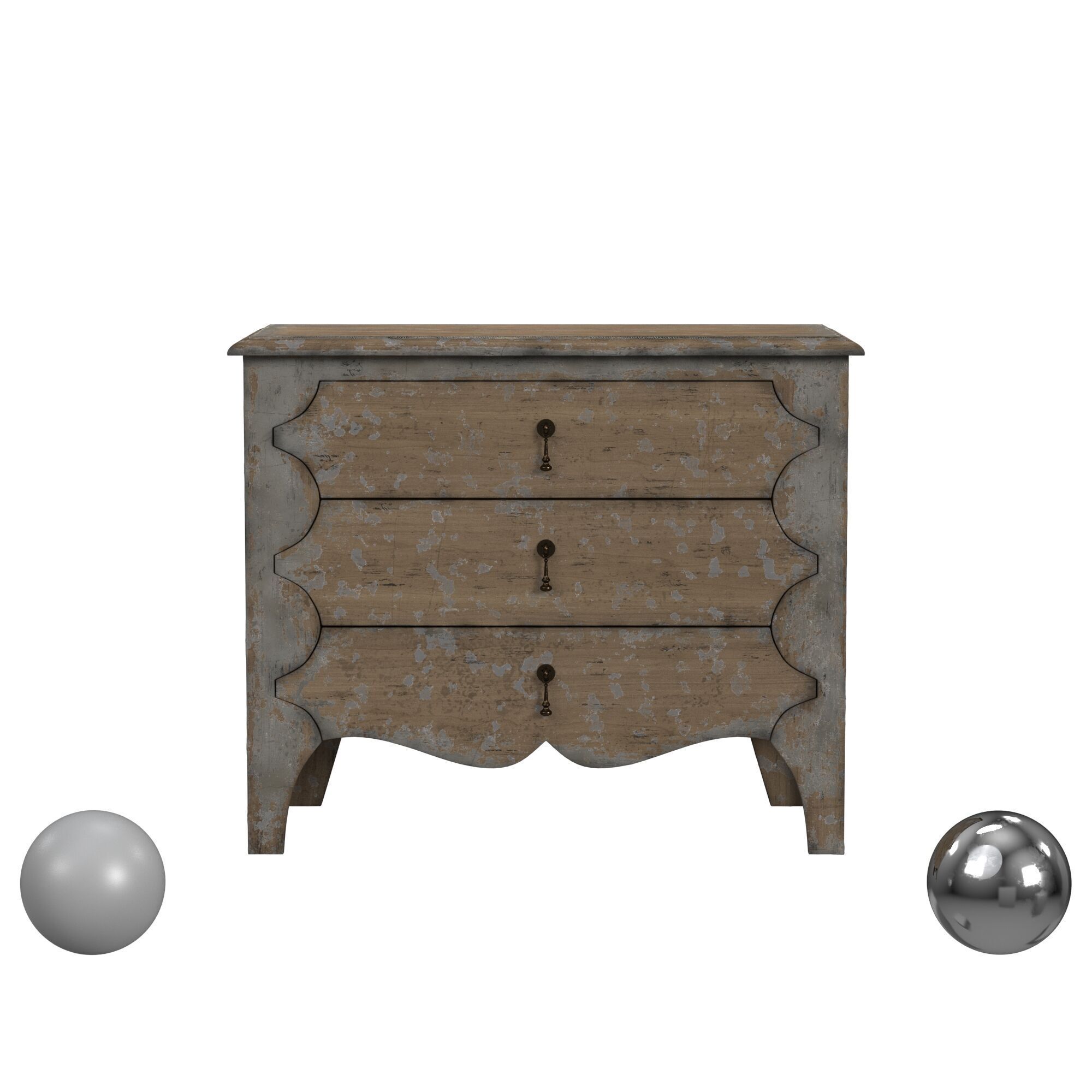 Hooker Ciao Bella Bachelors Chest 3D model_1
