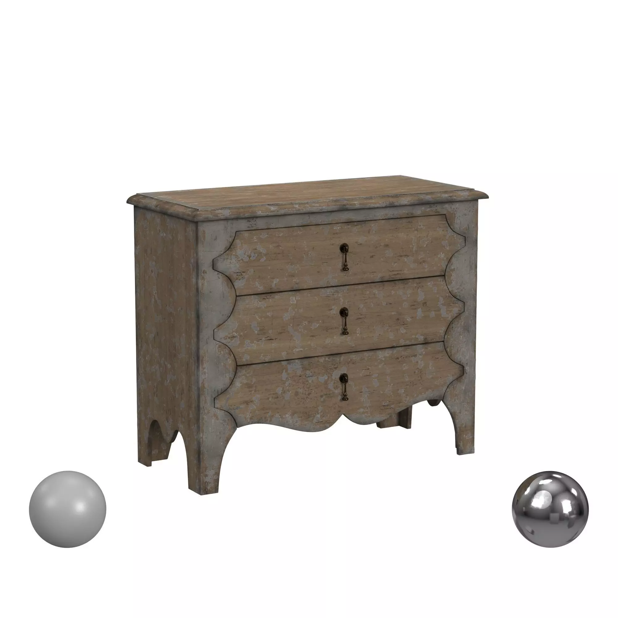 Hooker Ciao Bella Bachelors Chest 3D model_0