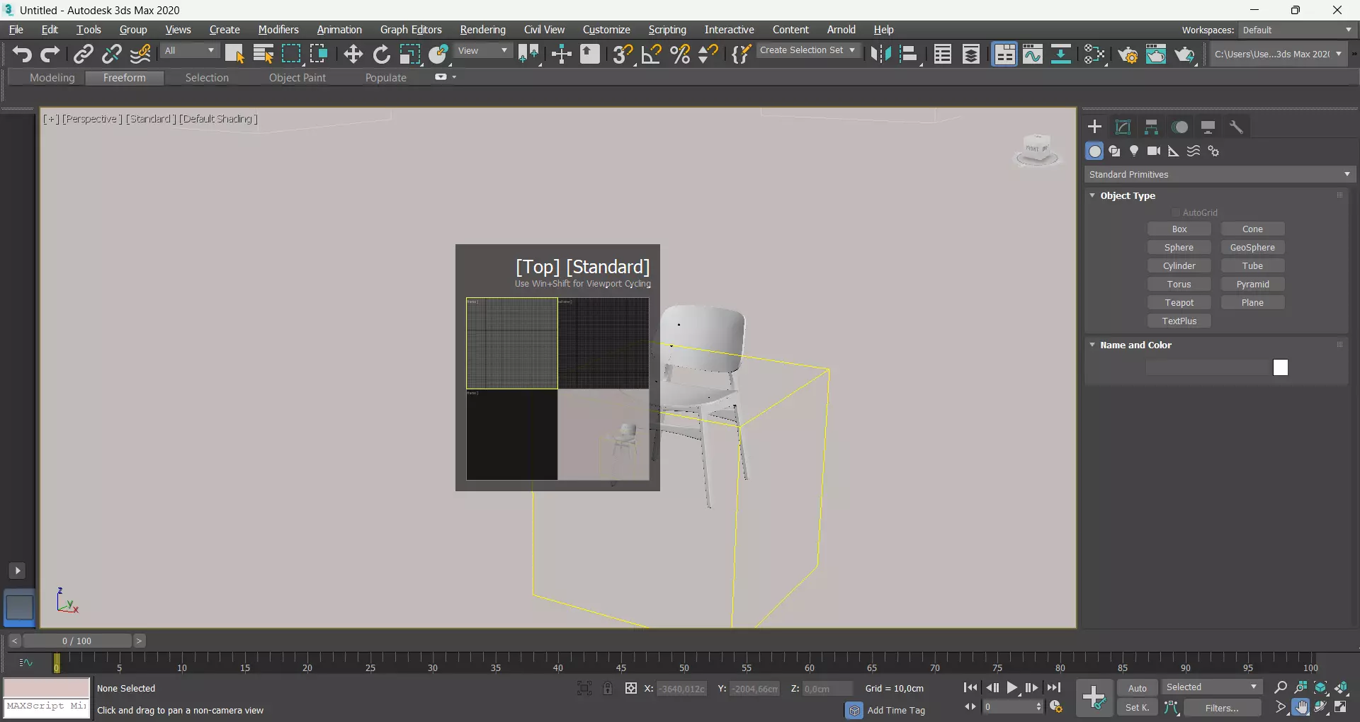 My first Models 3d MAX 3D model_0