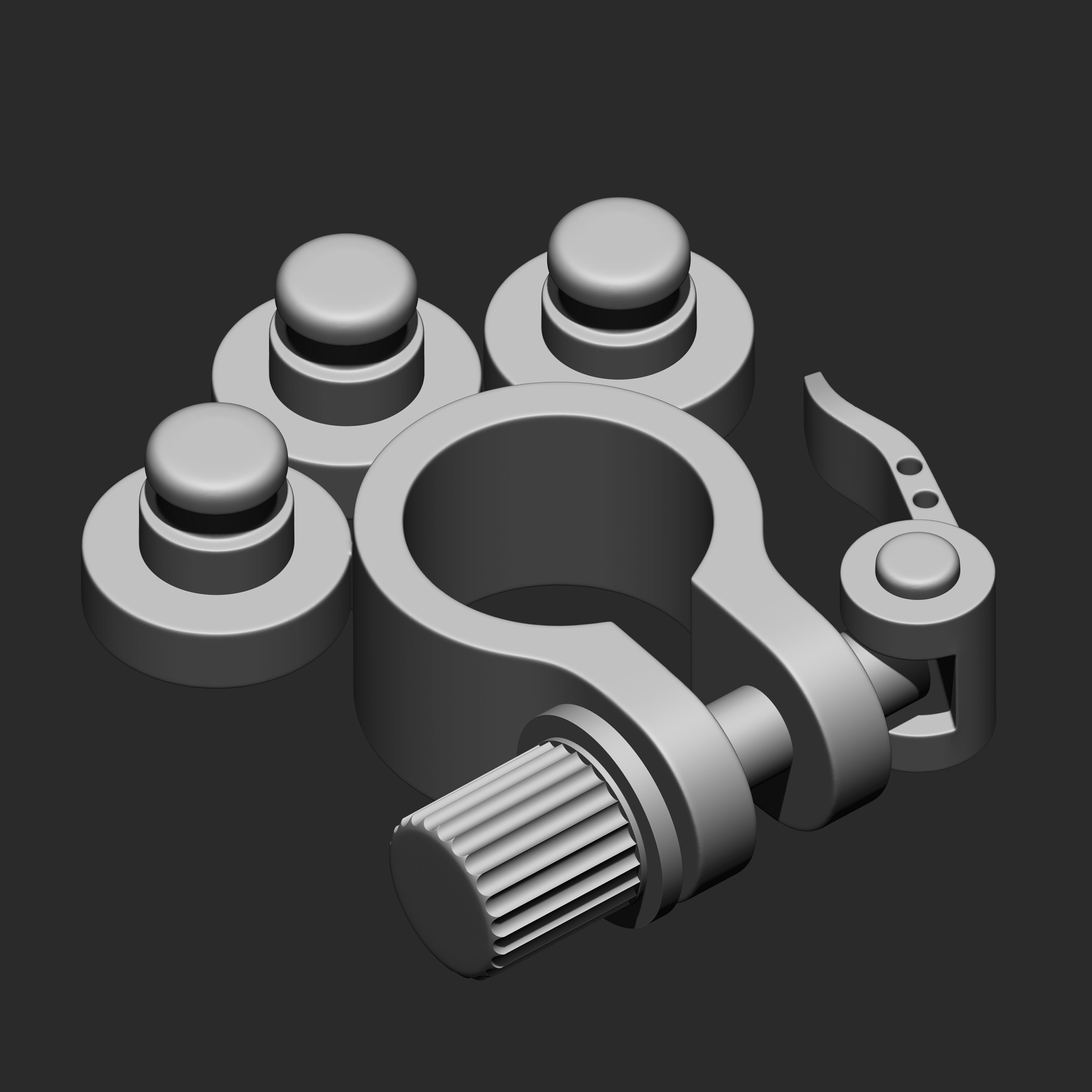 Hardsurface IMM Brush Pack 15 in One 3D model_17