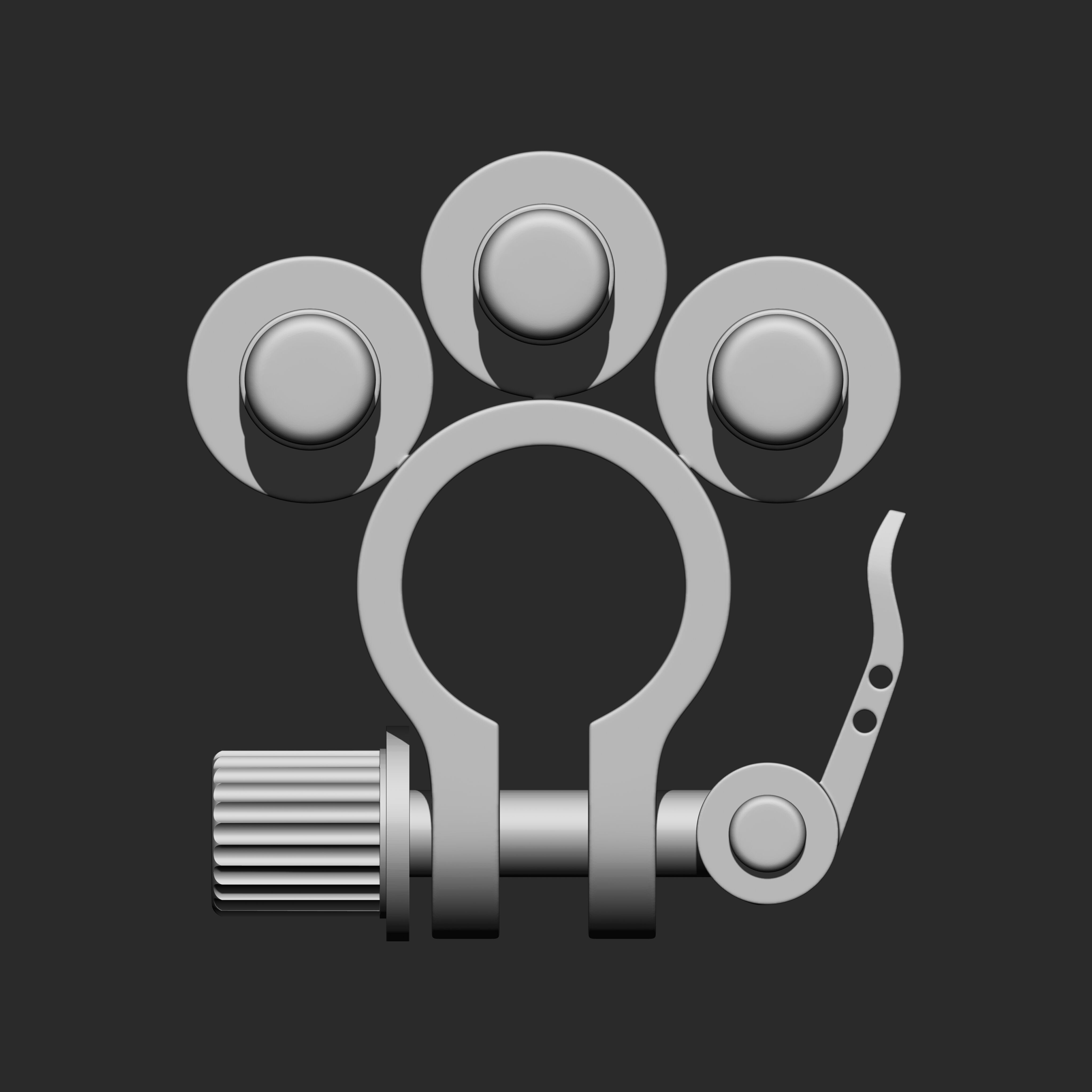 Hardsurface IMM Brush Pack 15 in One 3D model_16