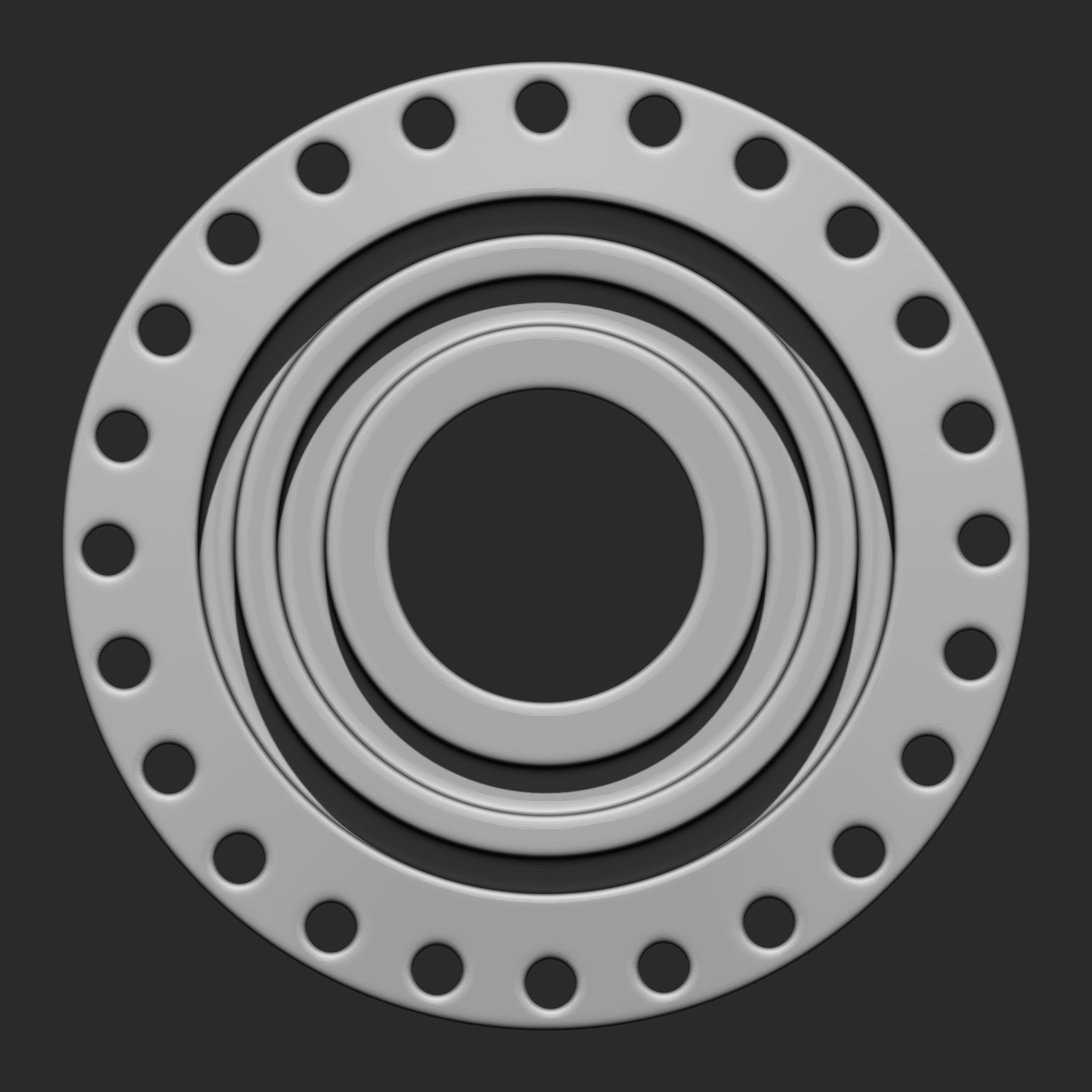 Hardsurface IMM Brush Pack 15 in One 3D model_26