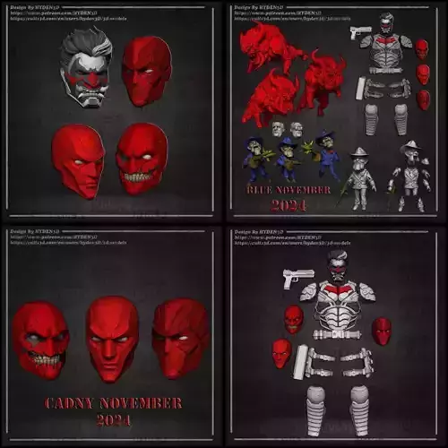 redhood heads and armor