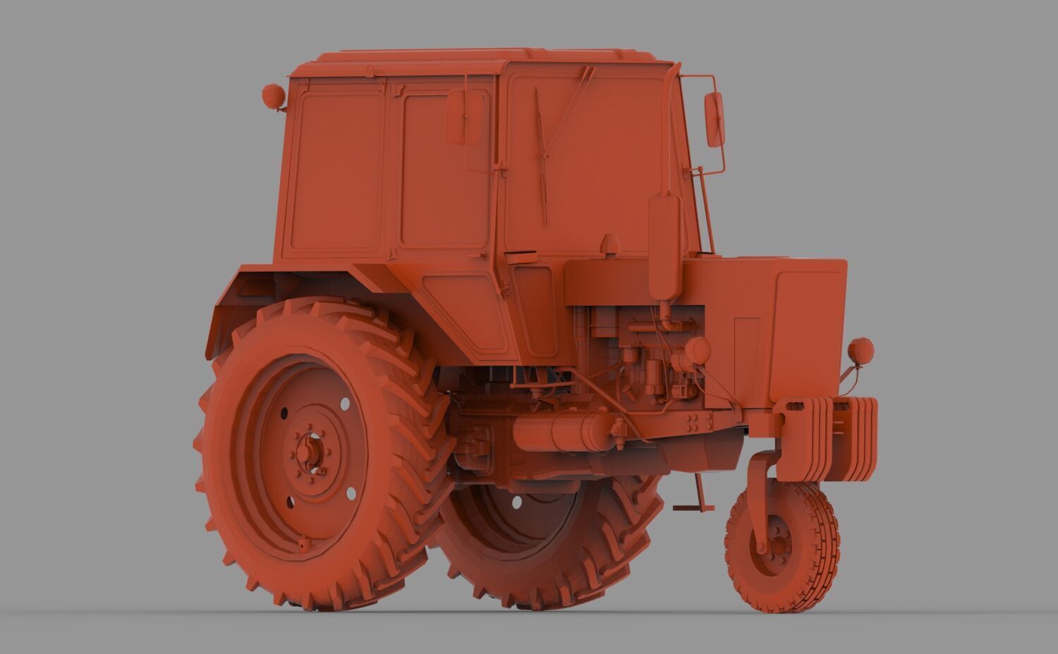 MTZ 80X 3D print model_2