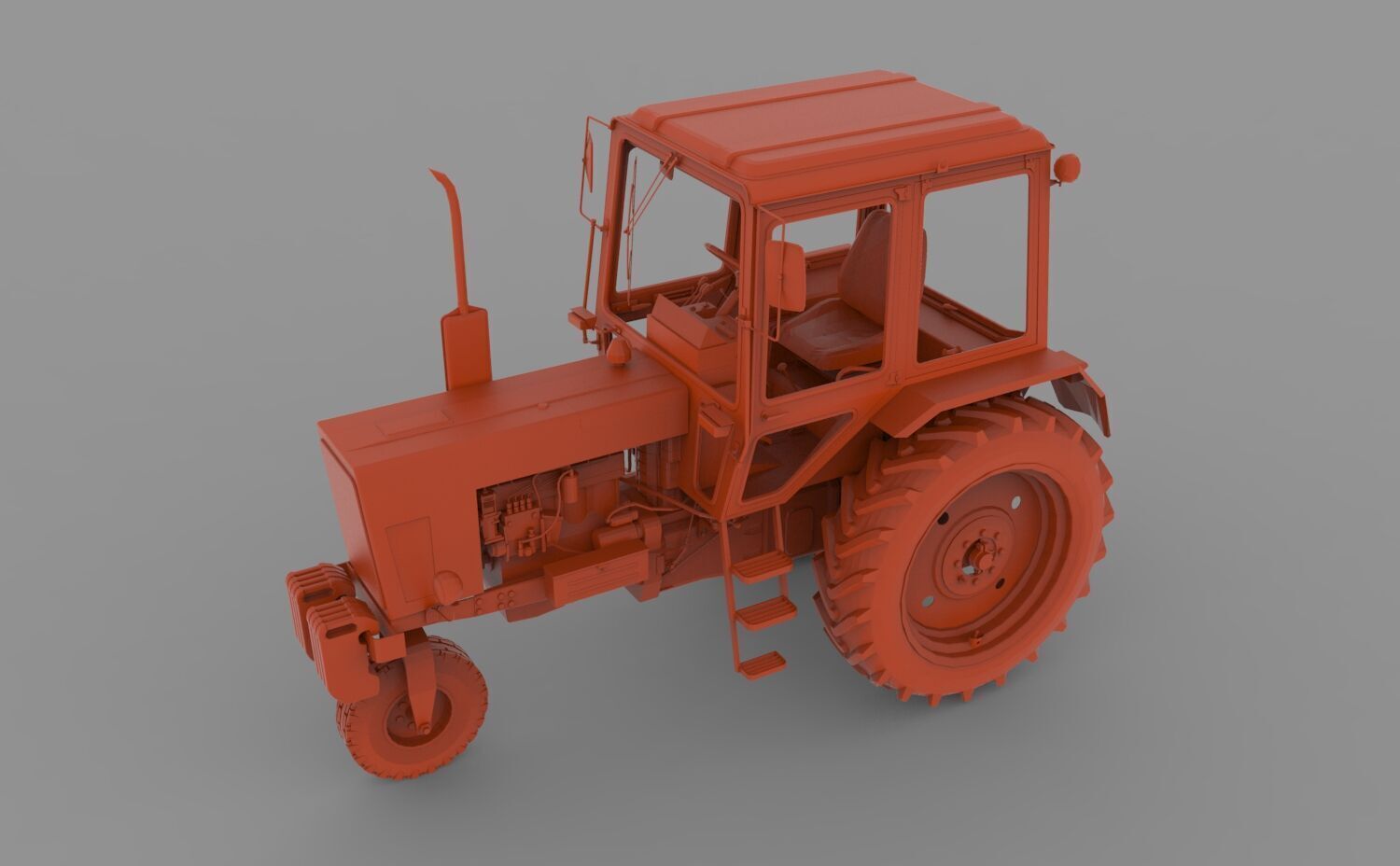 MTZ 80X 3D print model_7