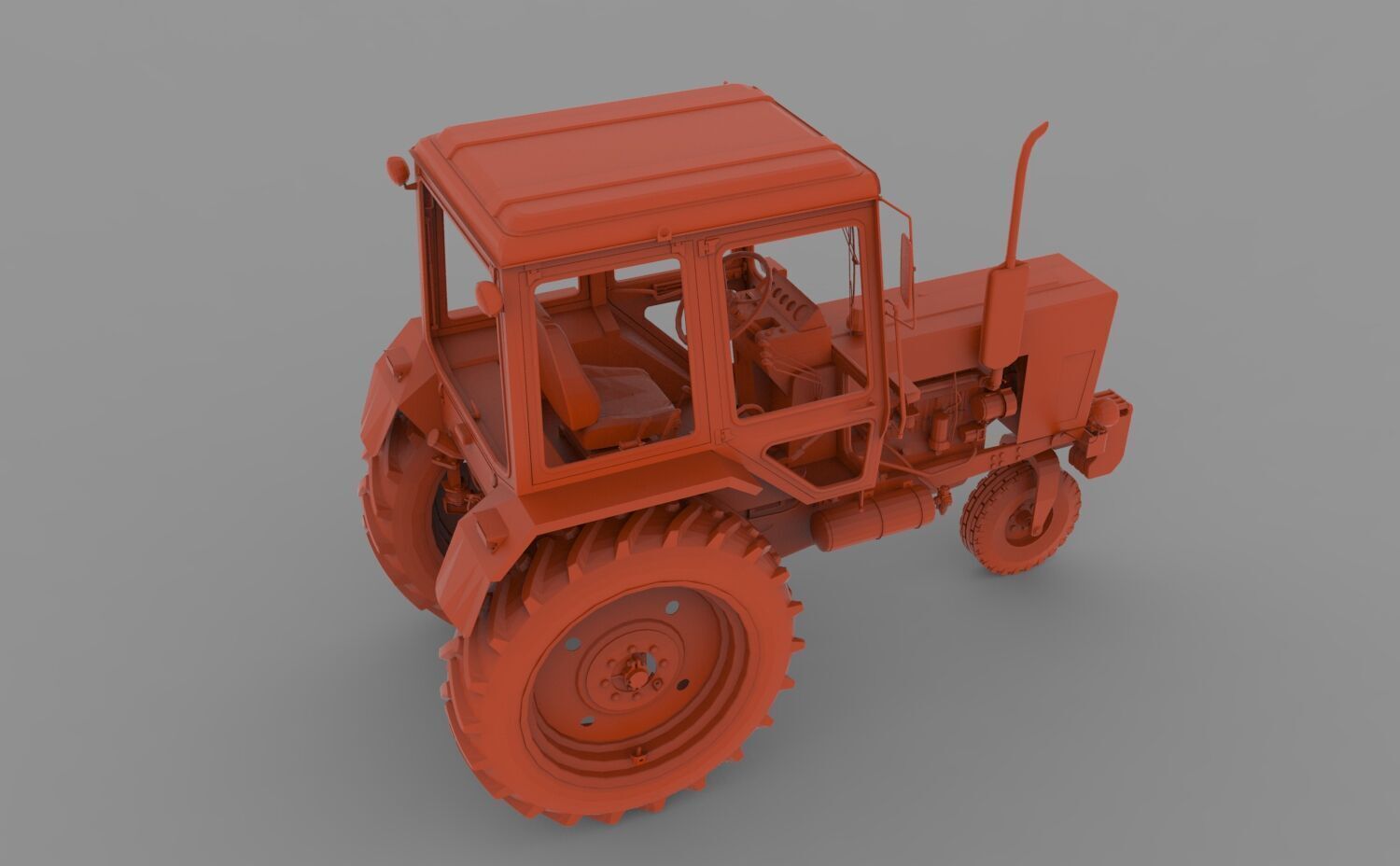 MTZ 80X 3D print model_8