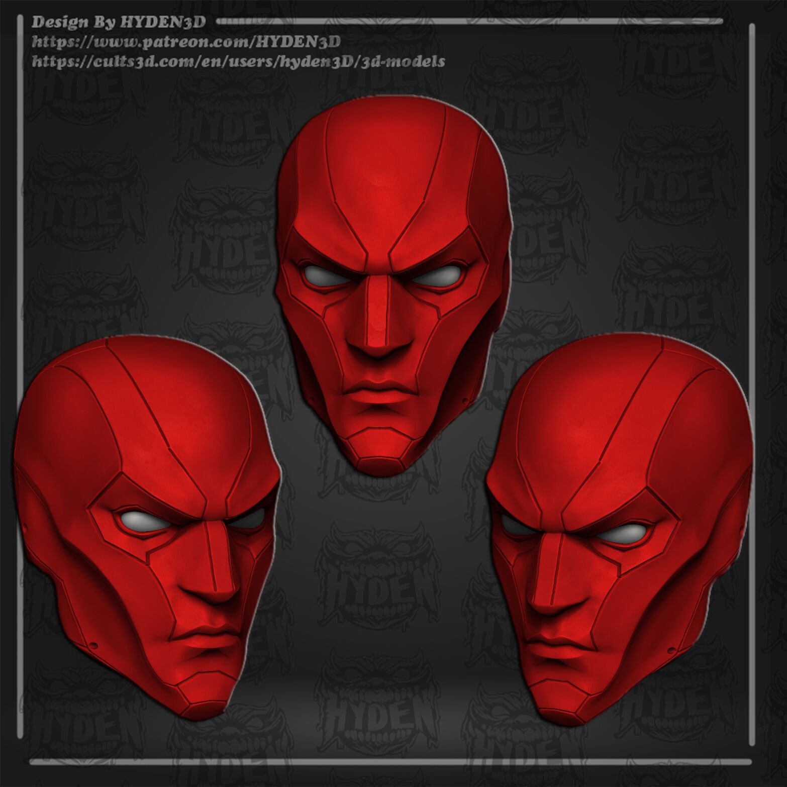 redhood headpacks 3D print model_2