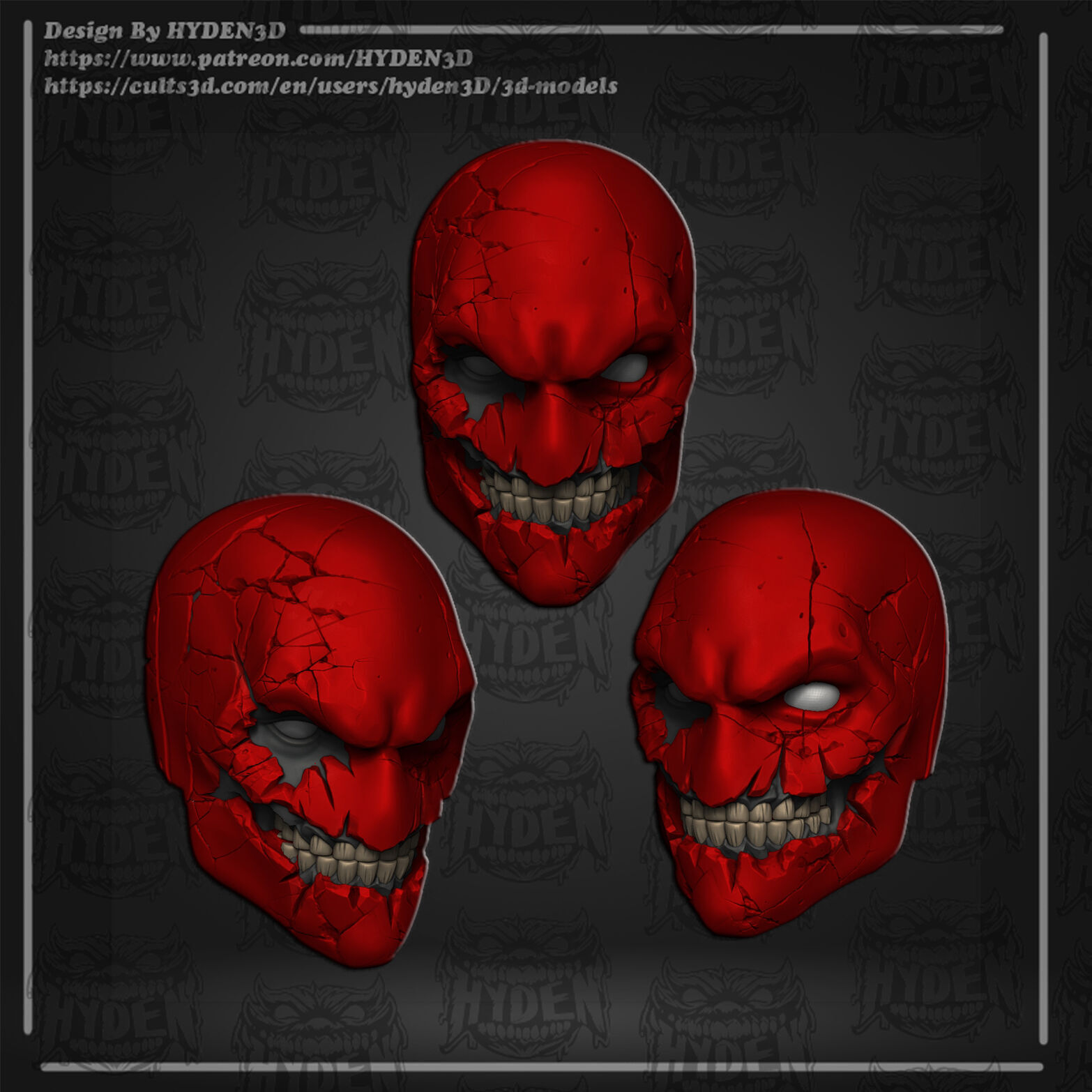 redhood headpacks 3D print model_1