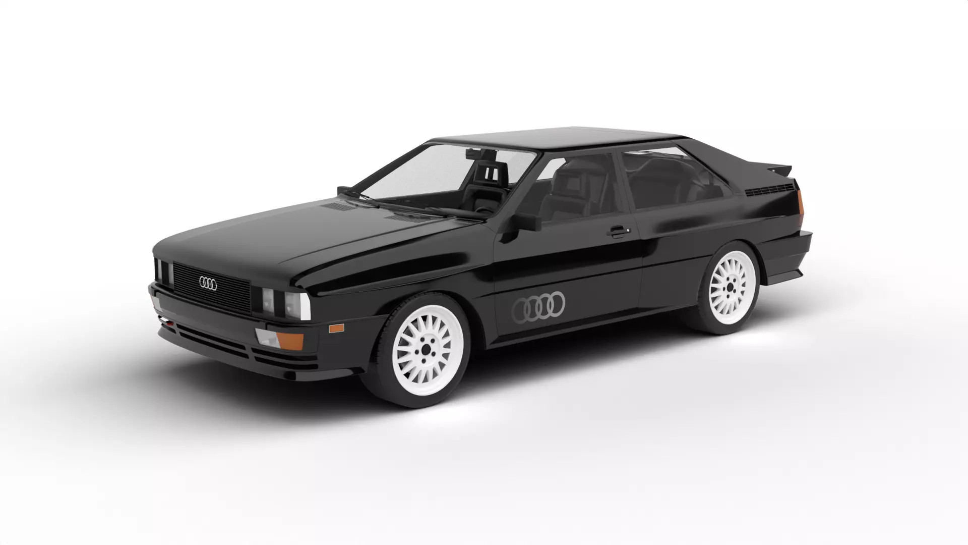 Audi Quattro UR 1980 3d model 3D model