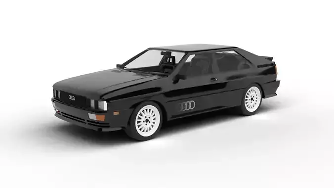 Audi Quattro UR 1980 3d model