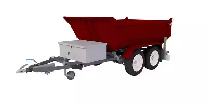 Tipper Trailer 3D model