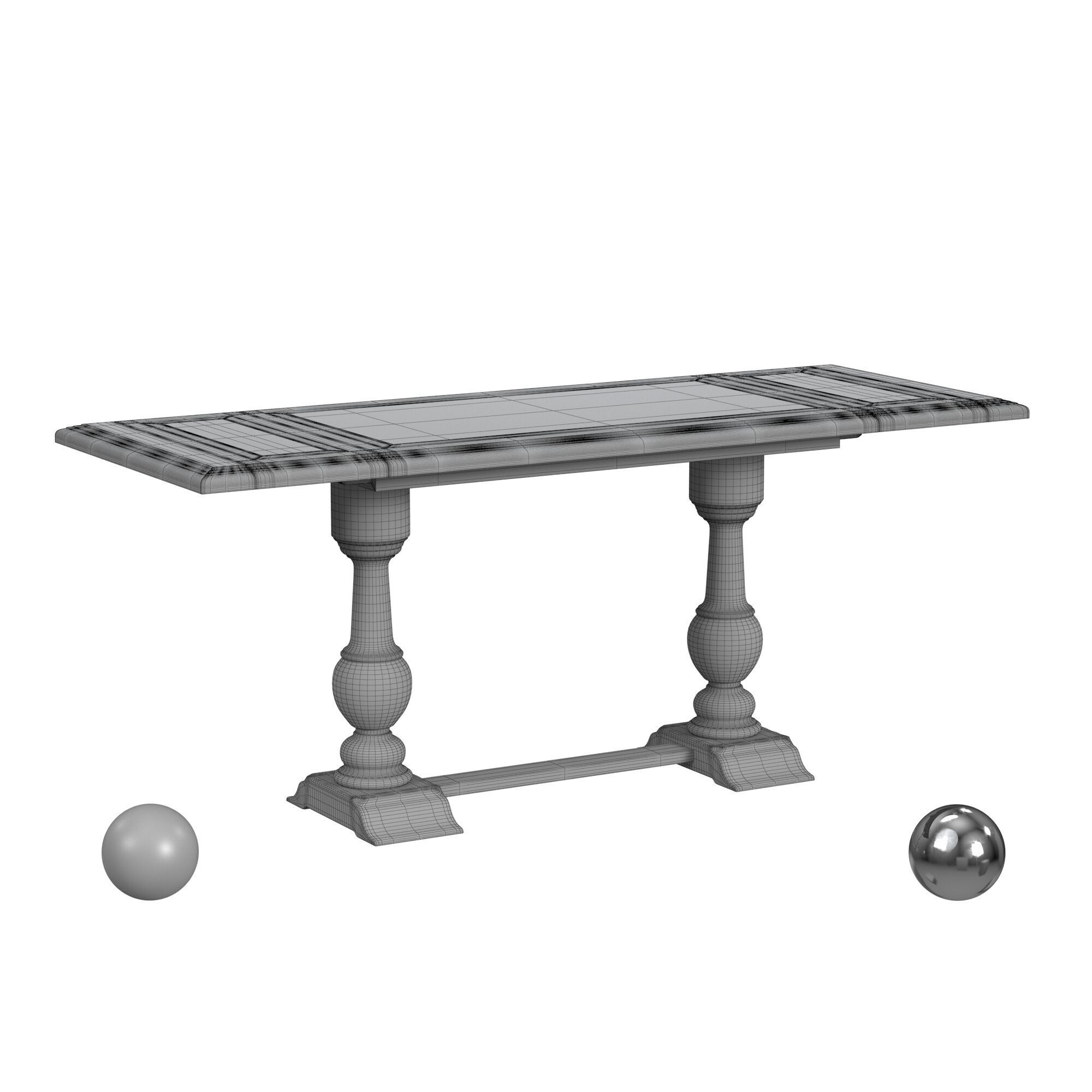 Hooker Furniture Balcones Friendship Table 3D model_3