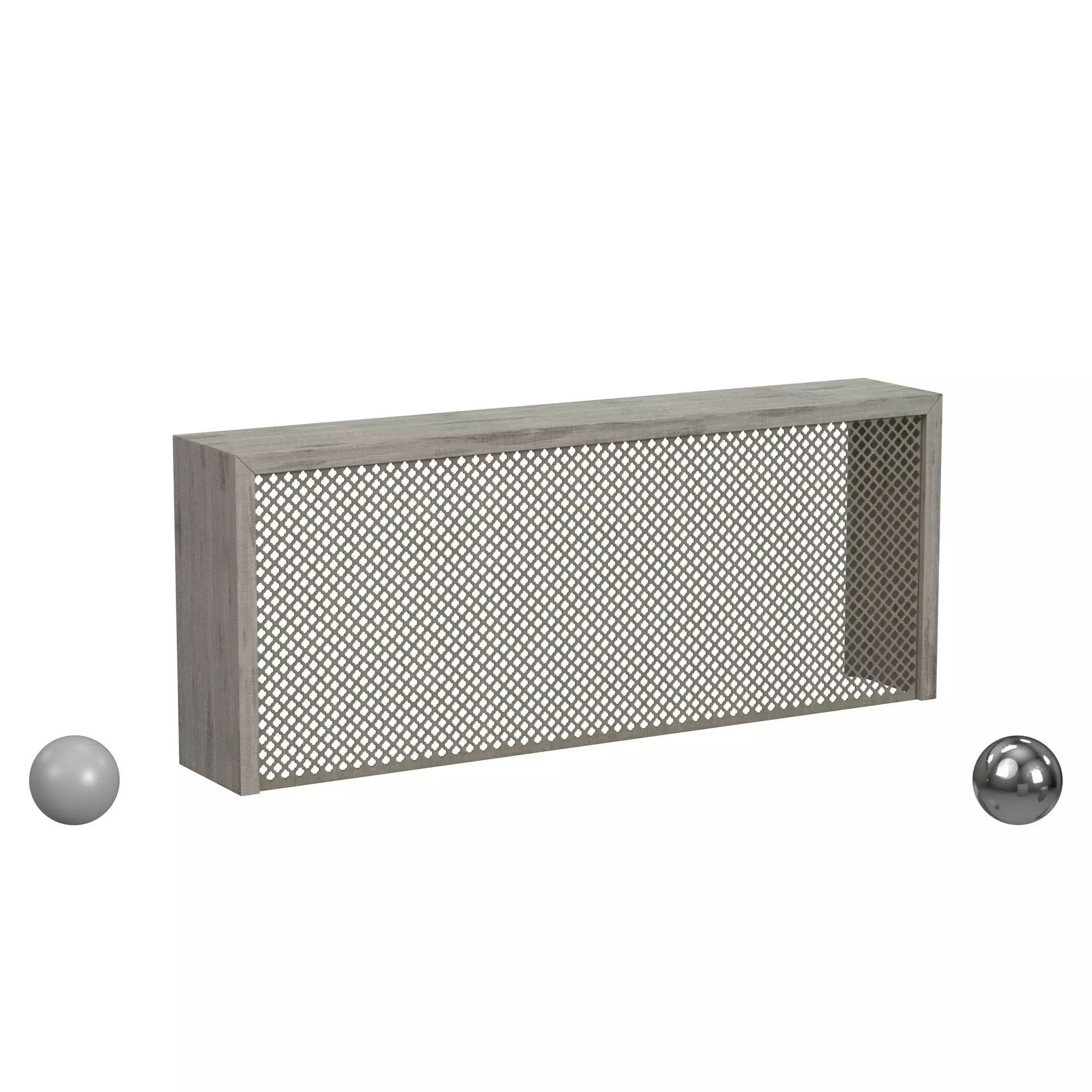 Hooker Furniture Barbara Linen Wrapped Console 3D model_0