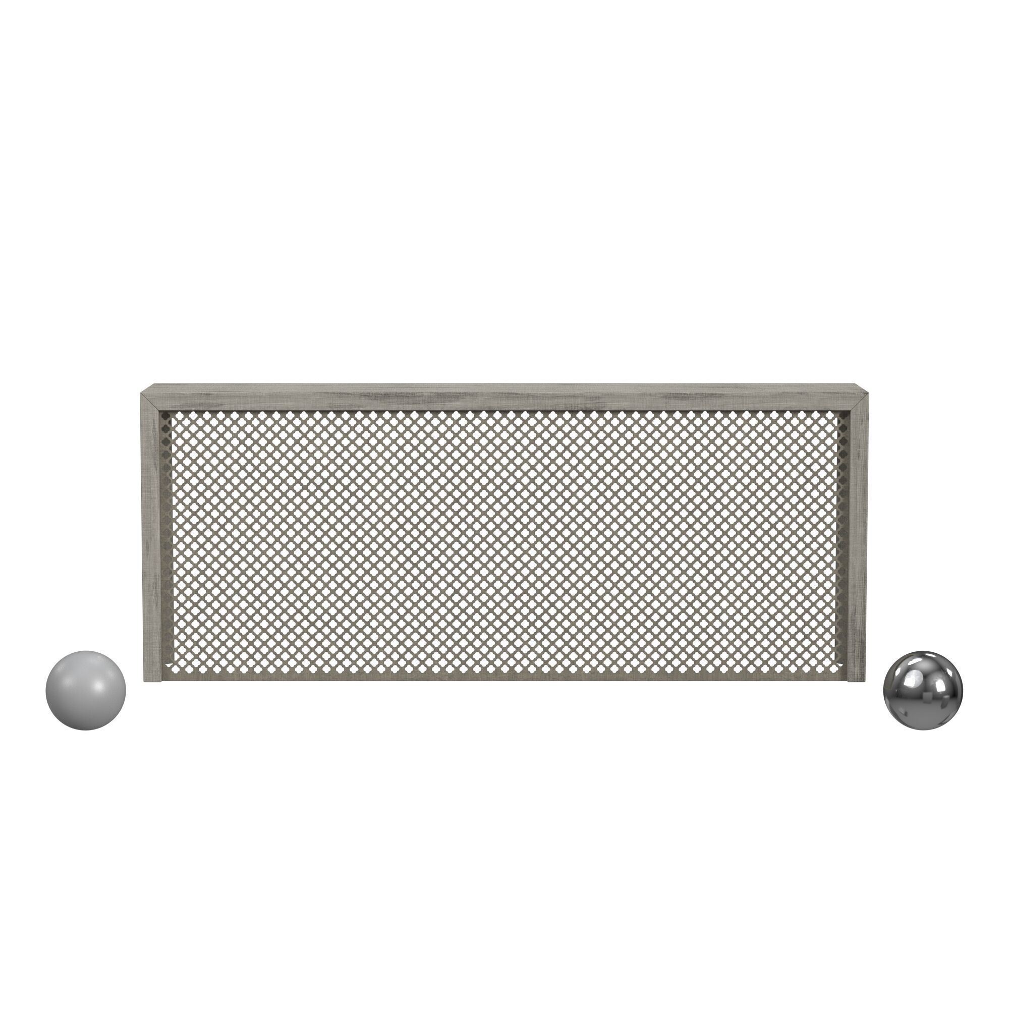 Hooker Furniture Barbara Linen Wrapped Console 3D model_1