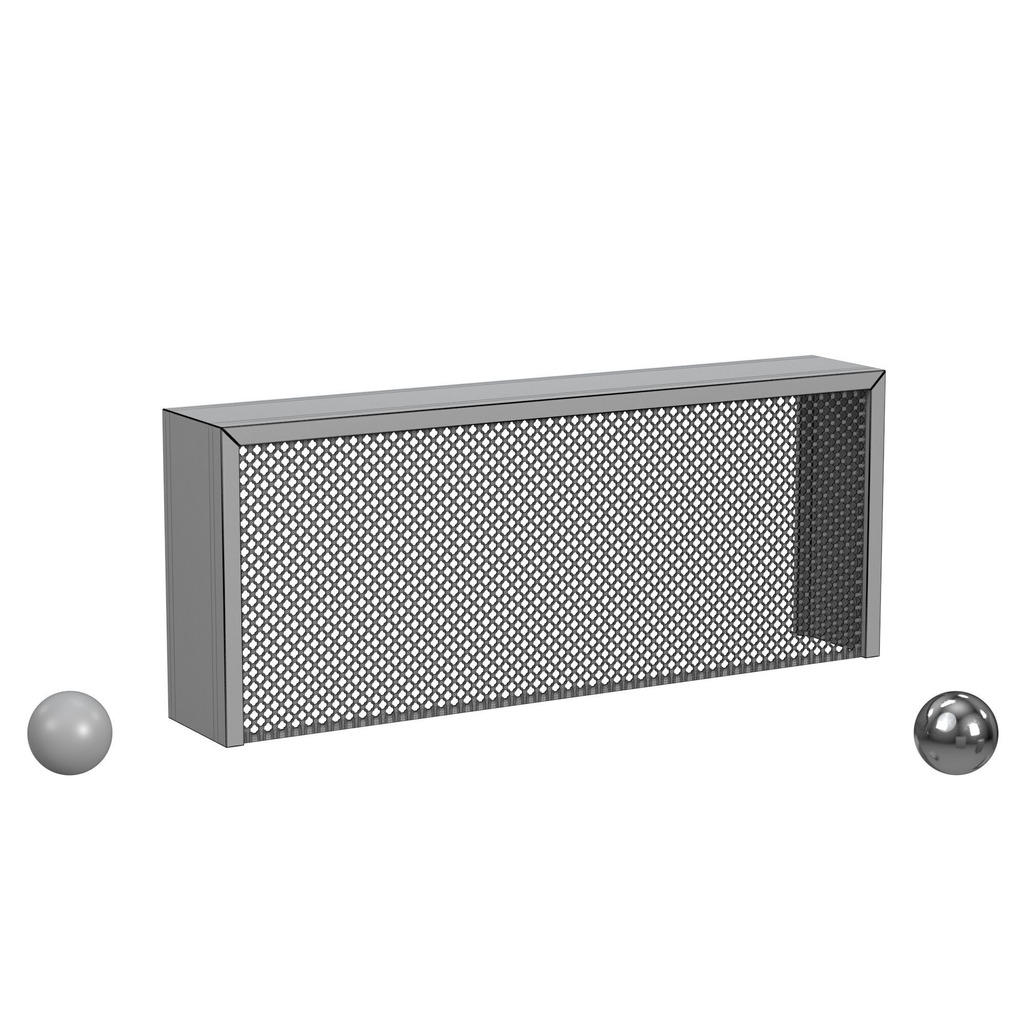 Hooker Furniture Barbara Linen Wrapped Console 3D model_3