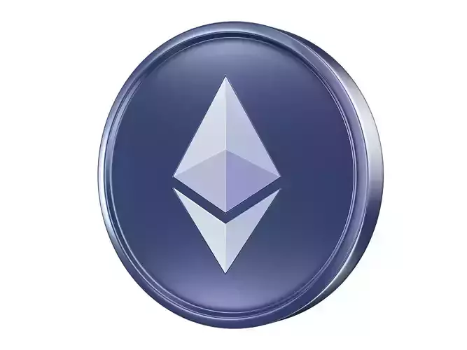 Ethereum ETH Purple Coin