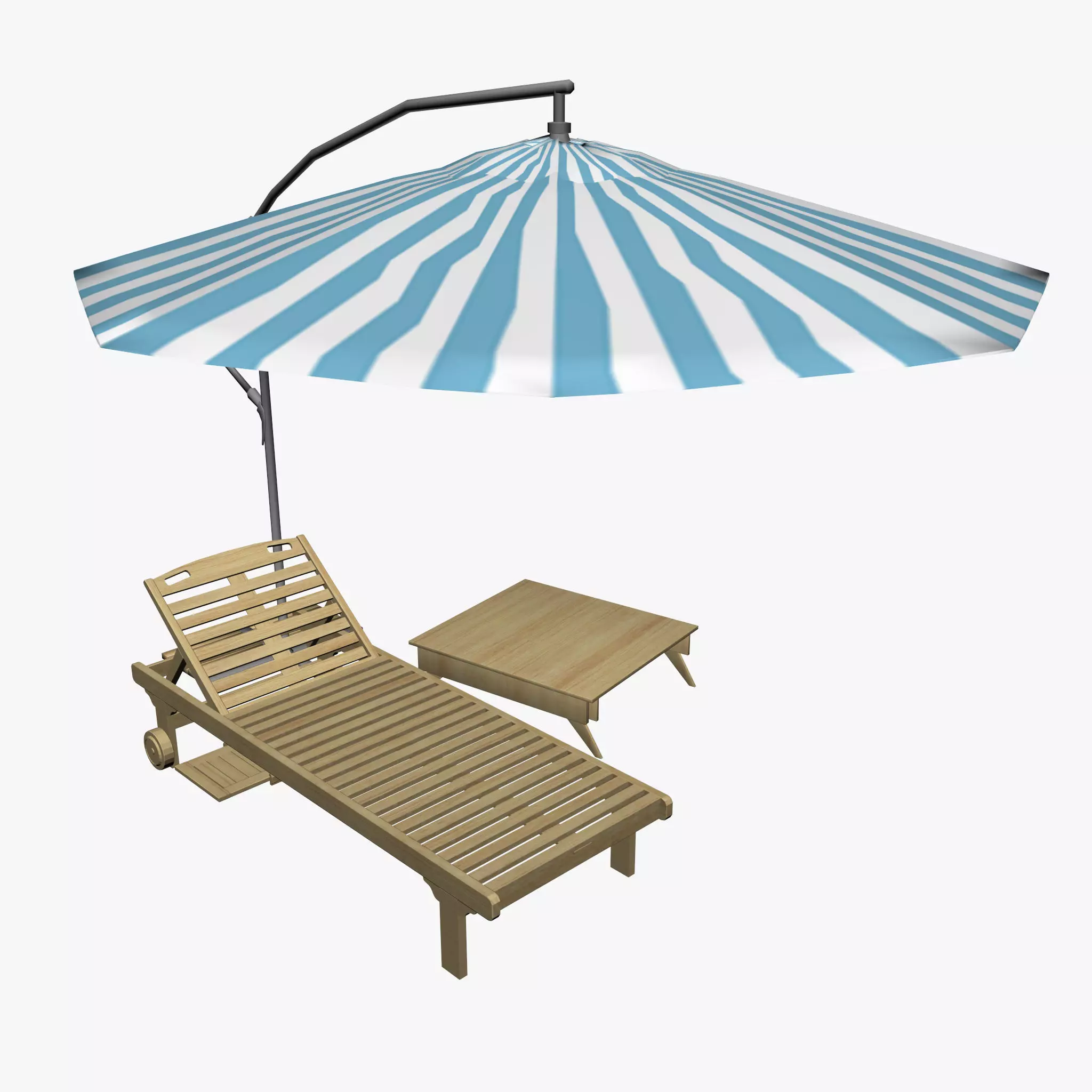 OUTDOOR FURNITURE 34 Low-poly 3D model_0