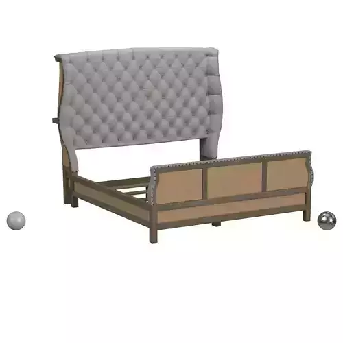 Hooker Furniture Boheme Bon Vivant De-Constructed Queen Uph Bed