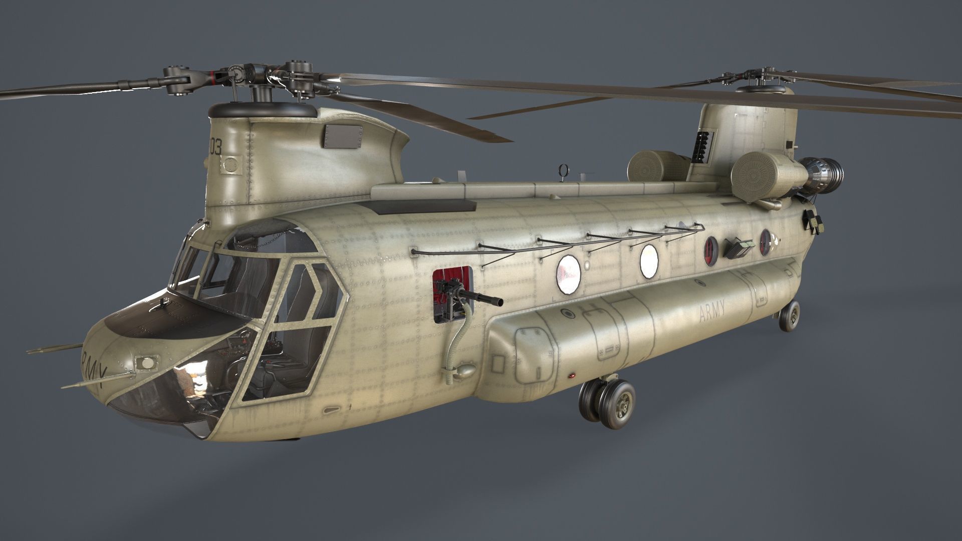 Helicopters Chinook CH-47 Collection _34