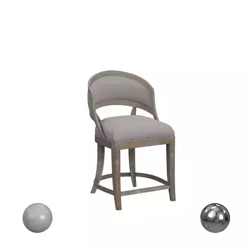 Hooker Furniture Boheme Garnier Barrel Back Bar Stool