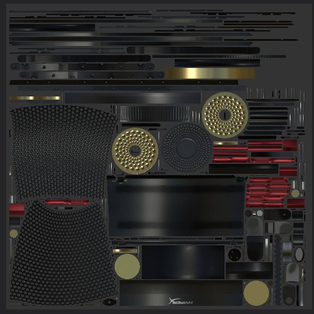 Microphone HYPERX ProCast 3D model_7