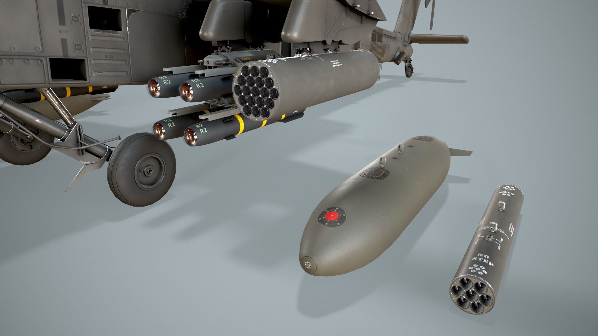 Helicopters Apache AH-64 Collection _25