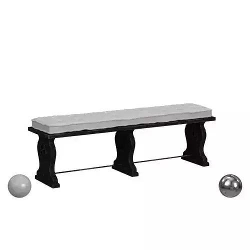 Hooker Furniture Ciao Bella Bench 3D model