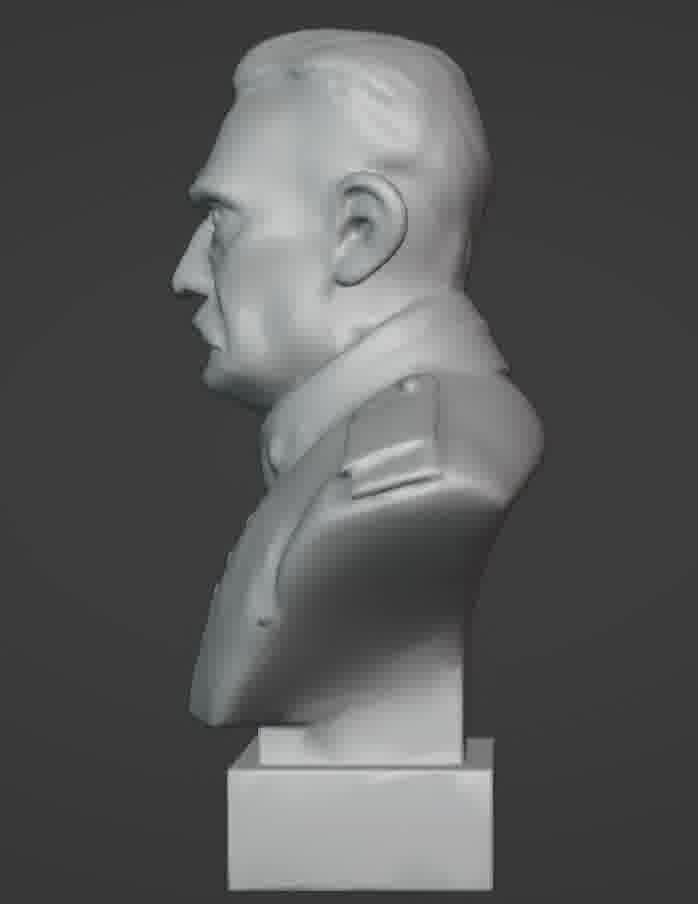Benito Mussolini Bust 3D print model_91