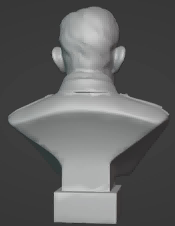 Benito Mussolini Bust 3D print model_57
