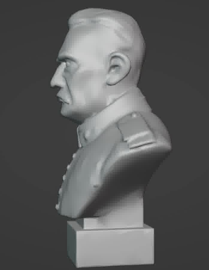 Benito Mussolini Bust 3D print model_70