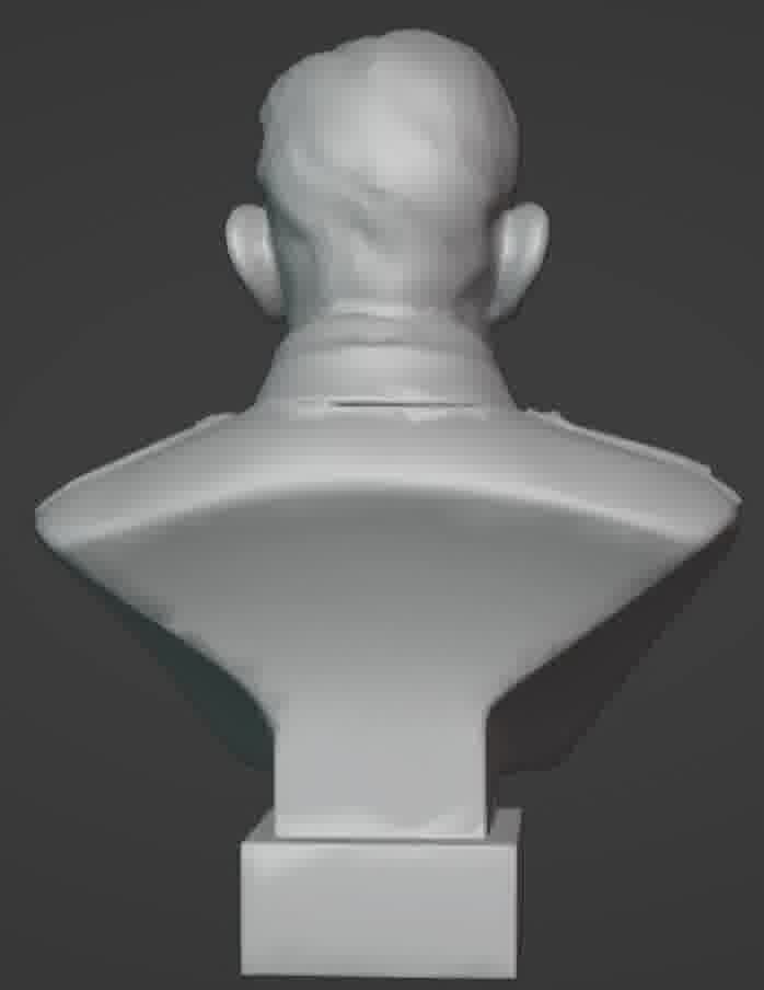 Benito Mussolini Bust 3D print model_52