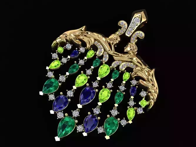 Eternal Collection Pendant Juliet  3D Printable Jewelry 